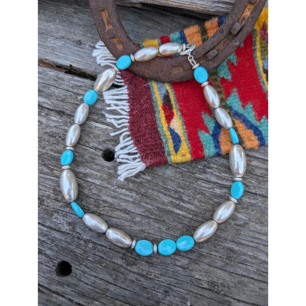 Vintage Ralph Lauren Chaps Faux Turquoise Necklace